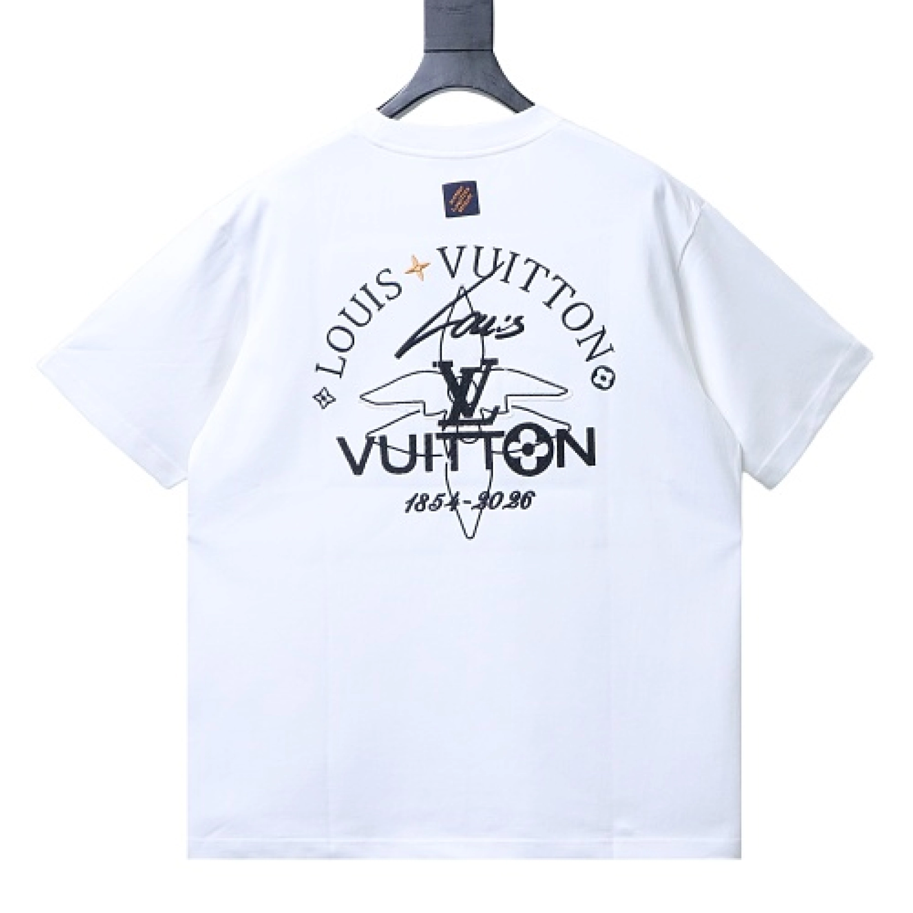 Louis Vuitton Printed Signature T-Shirt White
