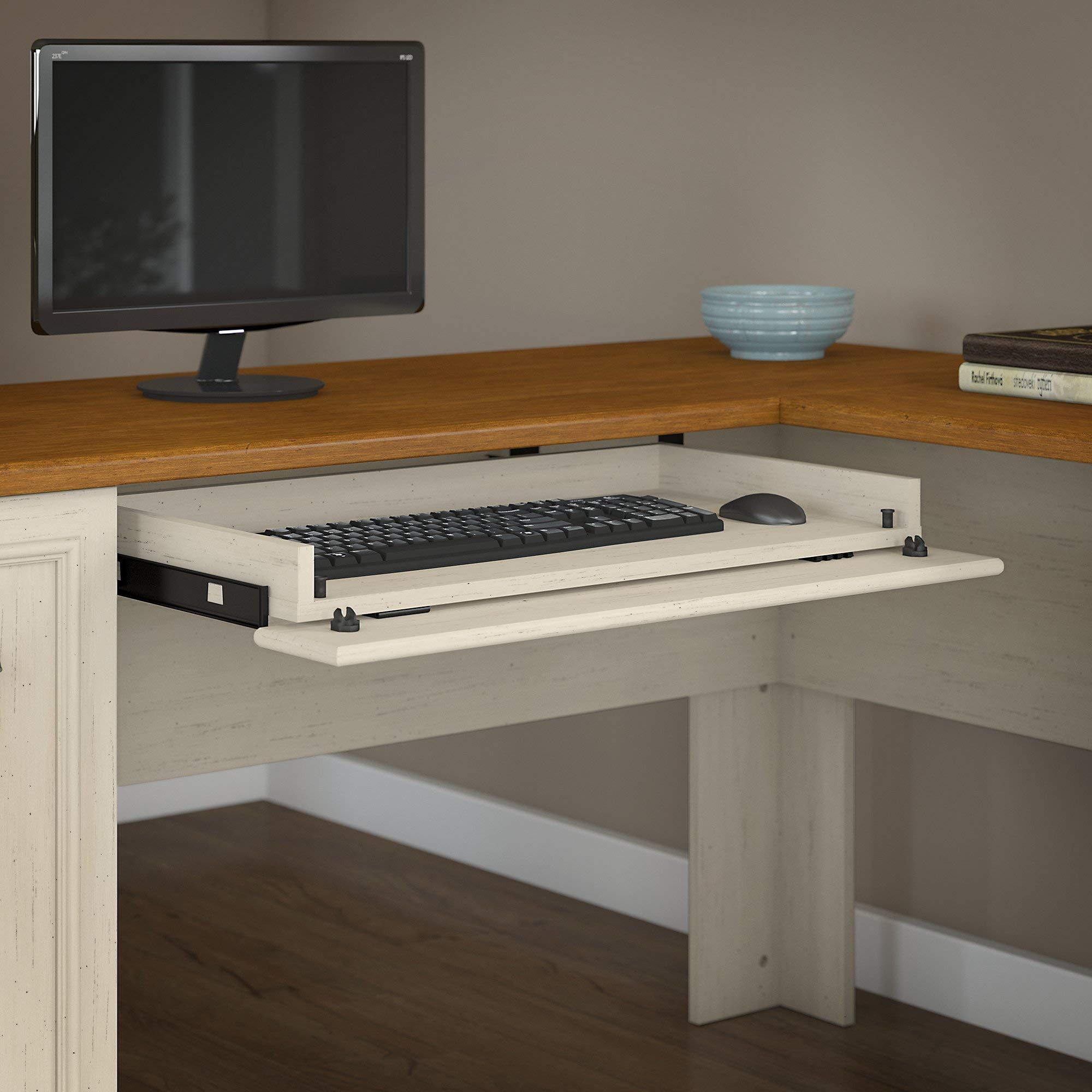 Fairview L Shaped Desk with Hutch