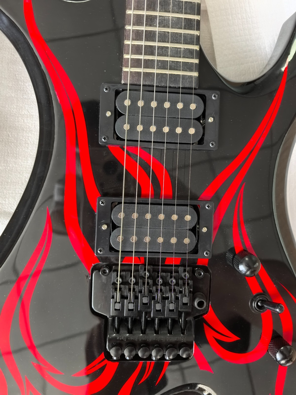 BC Rich Kerry King Warlock Electric Guitar Black HH Pickup FR Bridge Hot Sale
