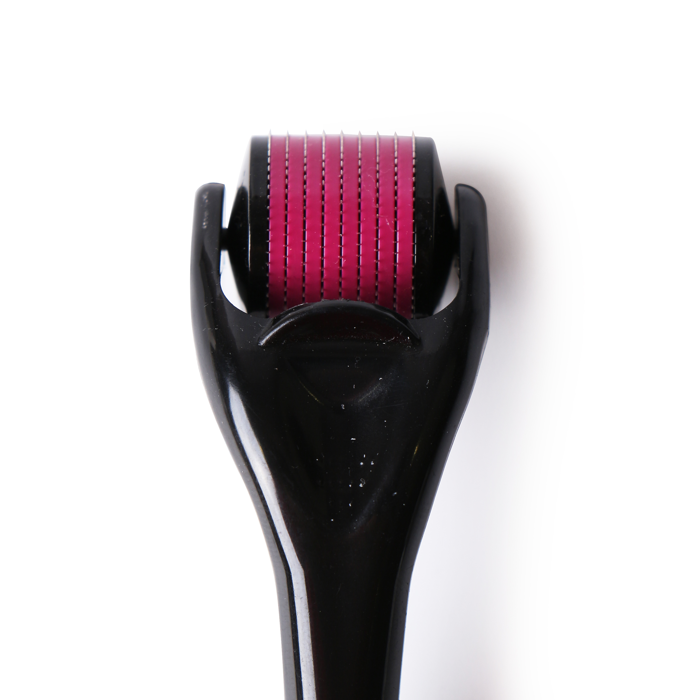 CONPUVON Beard & Hair Roller Black 540 Stainless Steel Derma Microneedling Roller Face Home Use