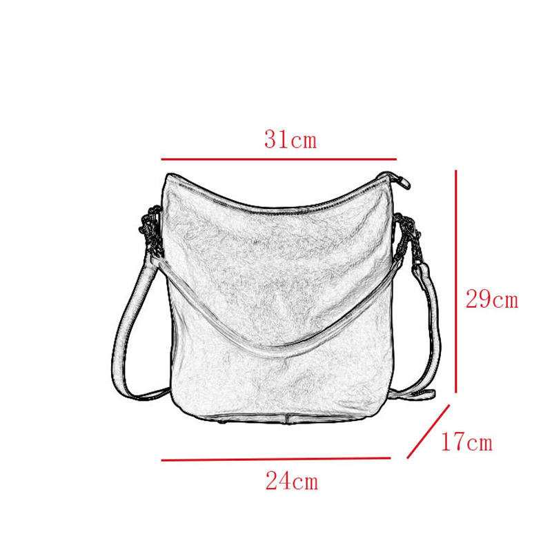 Soft Leather Hobo Bag