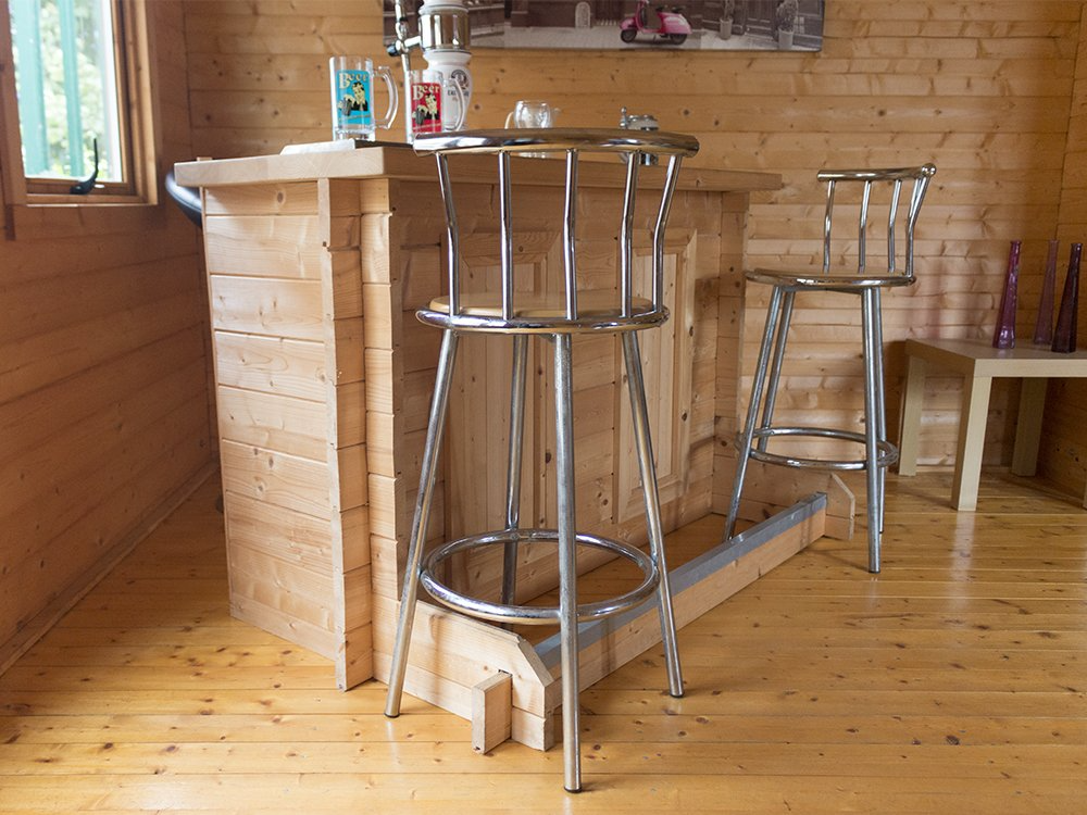 Bar Counter Man Cave Home Bar Party Lounge Wood Summer Garden