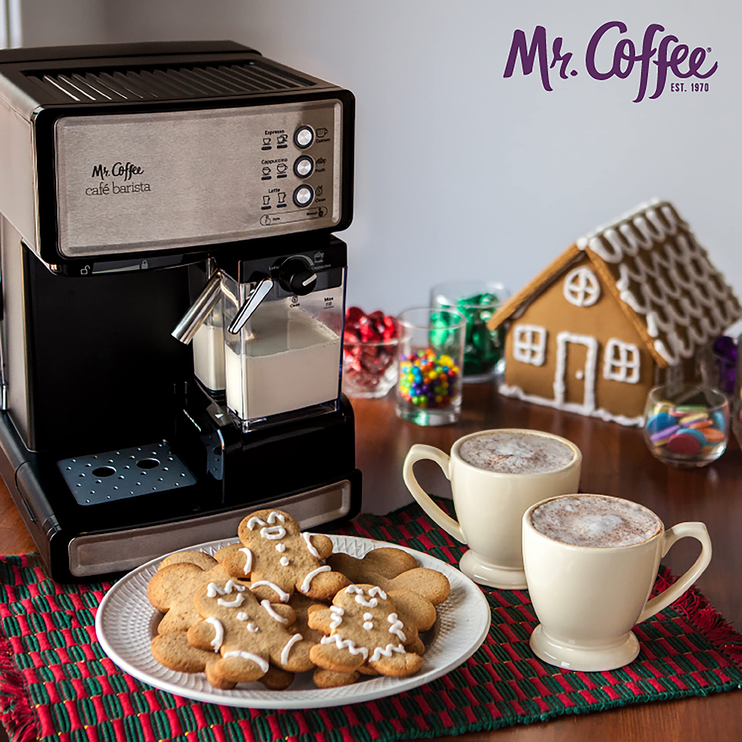 ECMP1000 Café Barista Premium Espresso/Cappuccino System, Silver