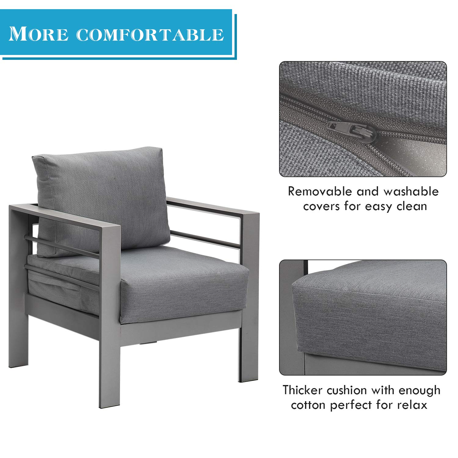 Aluminum Patio Furniture Set