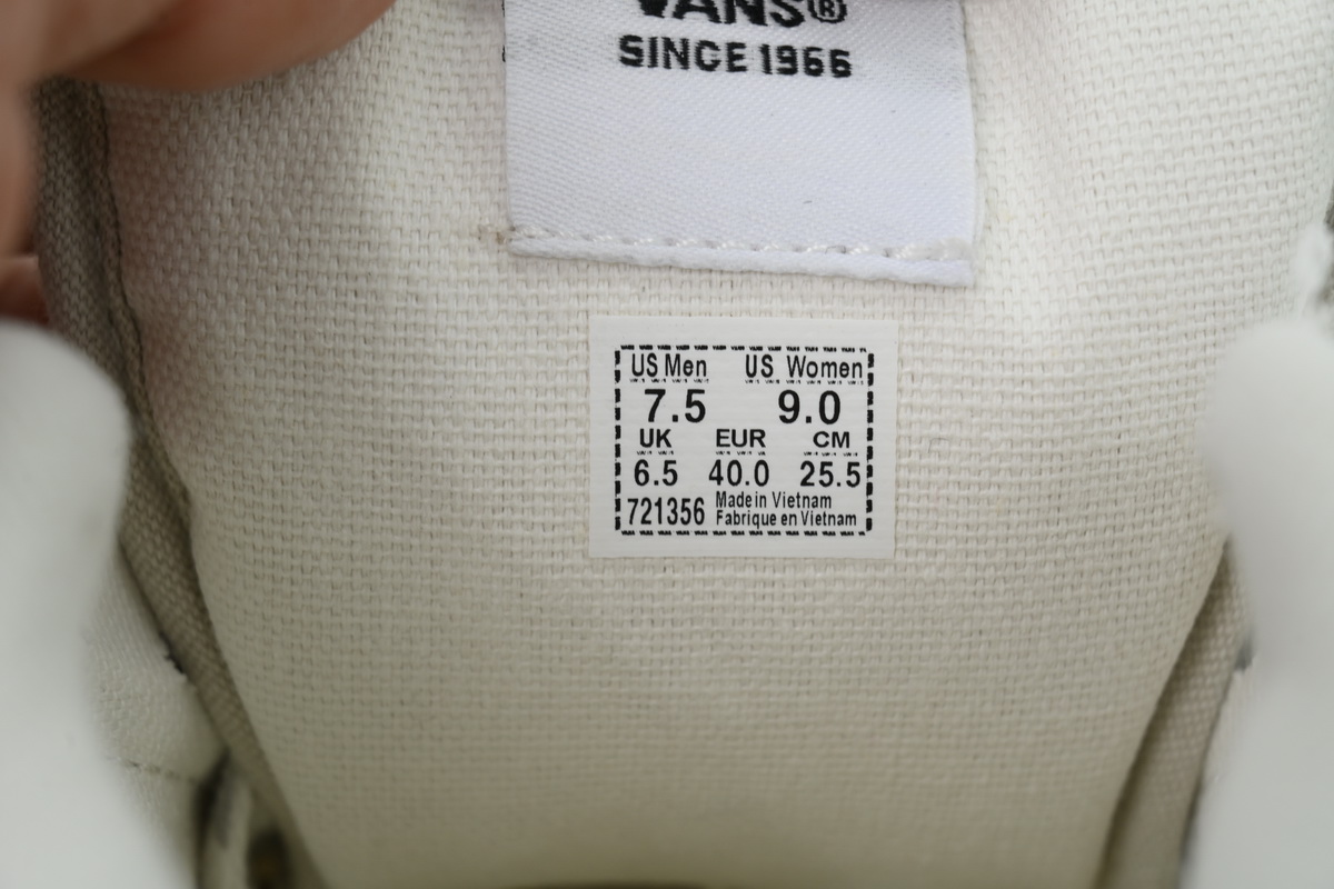 Vans x HIRONO Knu Skool White Black VN000CS0BHD