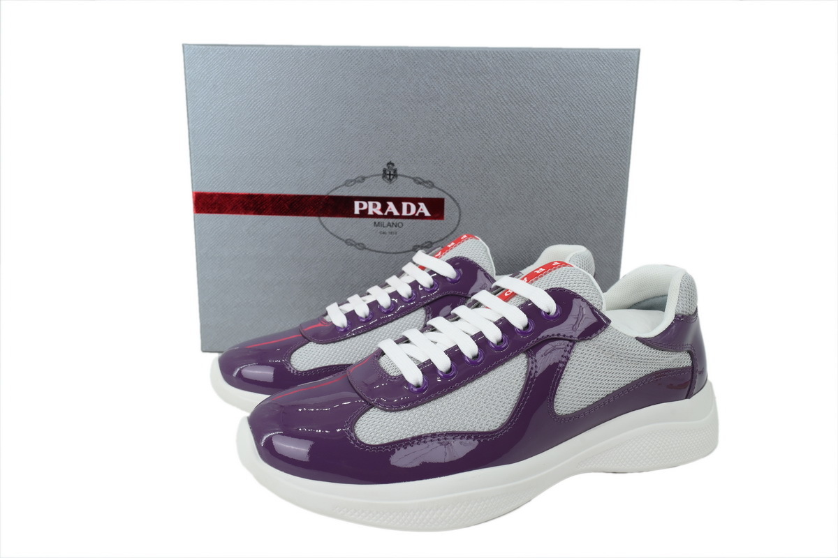 Prada America's Cup Sneakers Purple