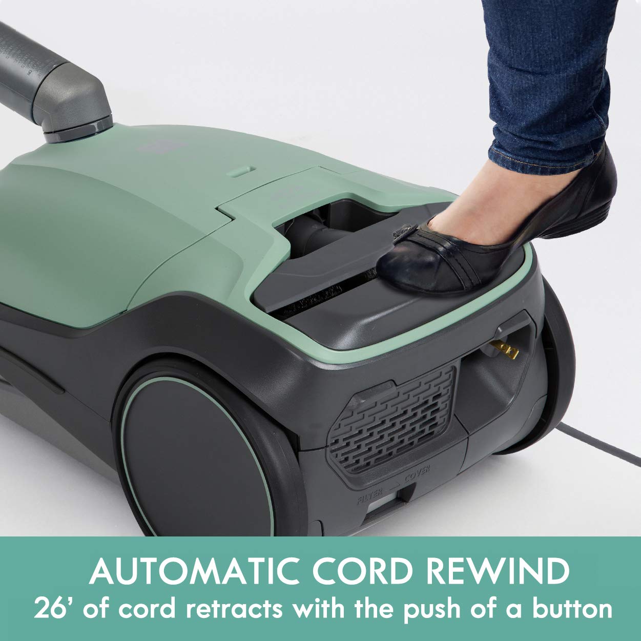 Canister Vacuum Cleaner 2-Motor Power Suction with Pet