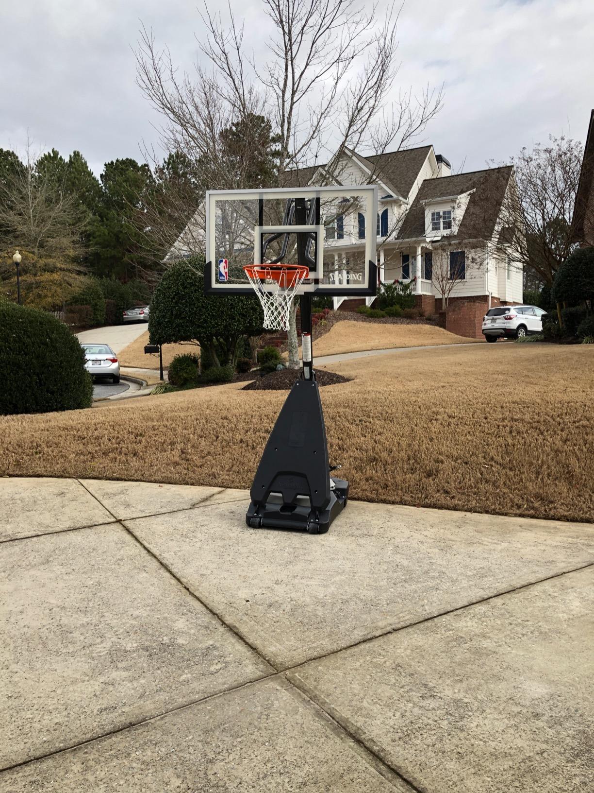 Spalding Ultimate Hybrid Portable Basketball Hoop