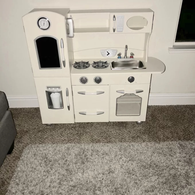 Wooden Play Kitchen Set