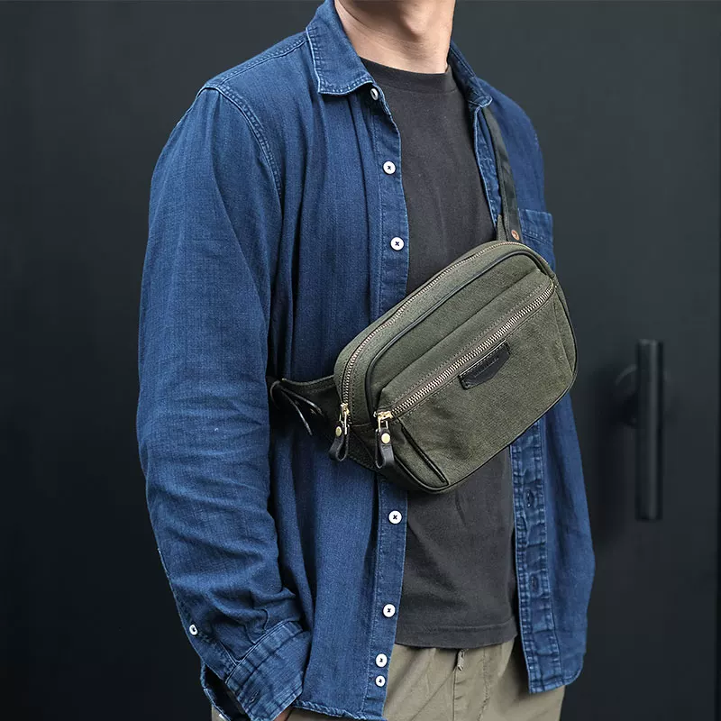 Japanese style crossbody chest bag