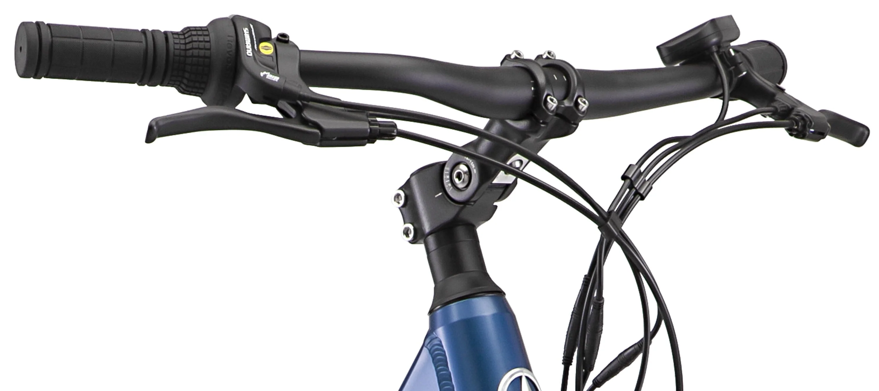 Schwinn Wanderlust 700c Step-Through Electric Bike, 250W, Matte Blue