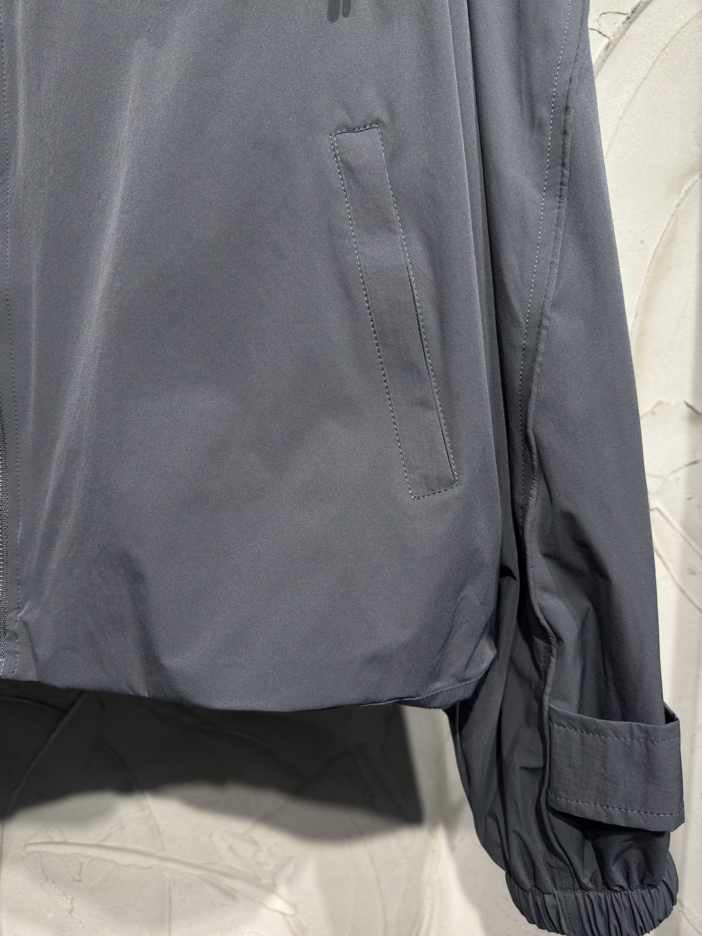Acne Studios Cropped Stand‑Collar Windbreaker Jacket