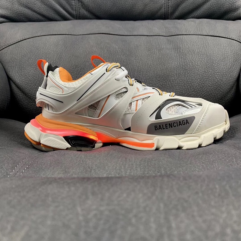 Balenciaga Track 3.0 White Orange Sneakers