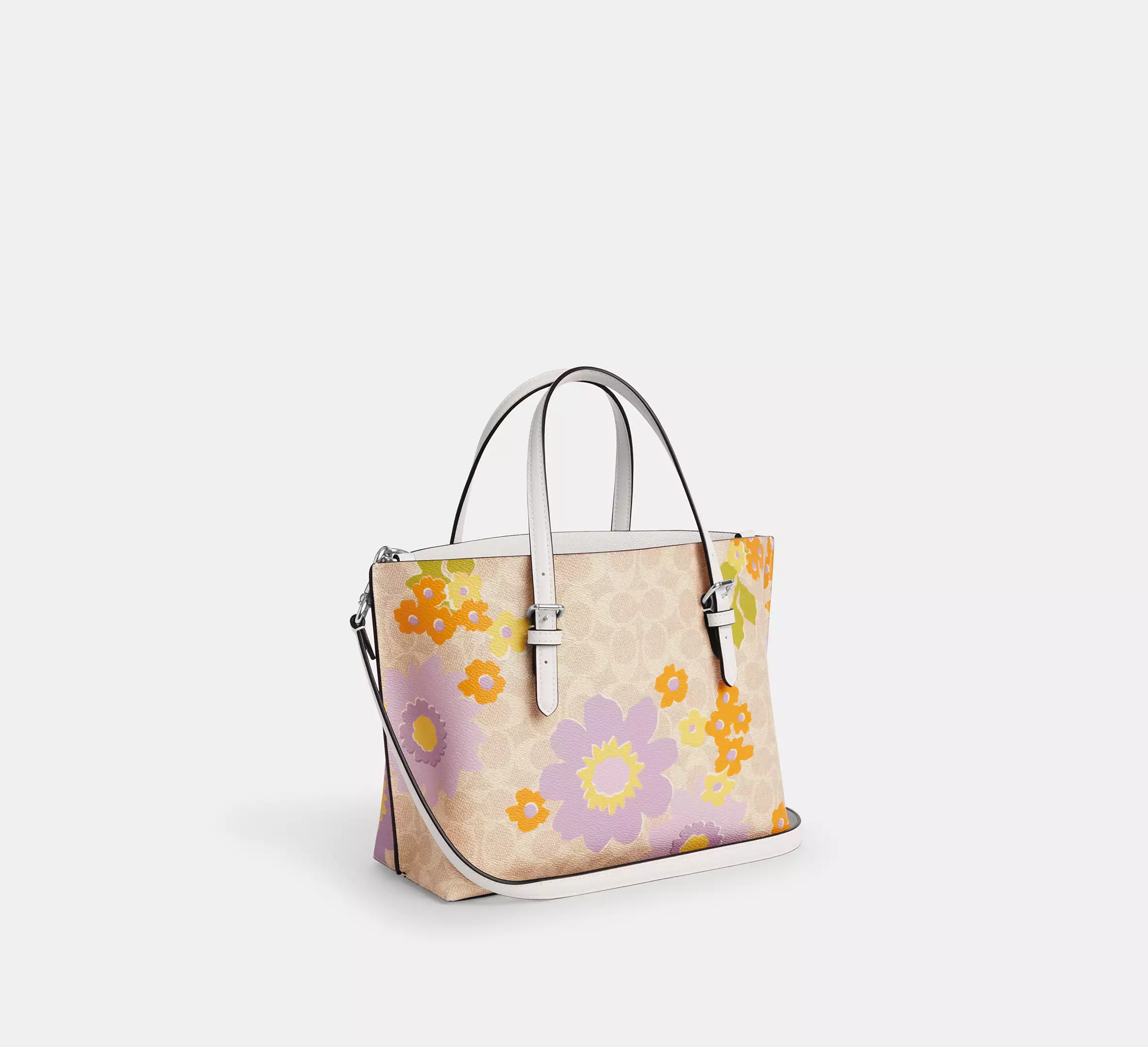 Mollie Tote Bag 25 In Signature Canvas With Floral Print