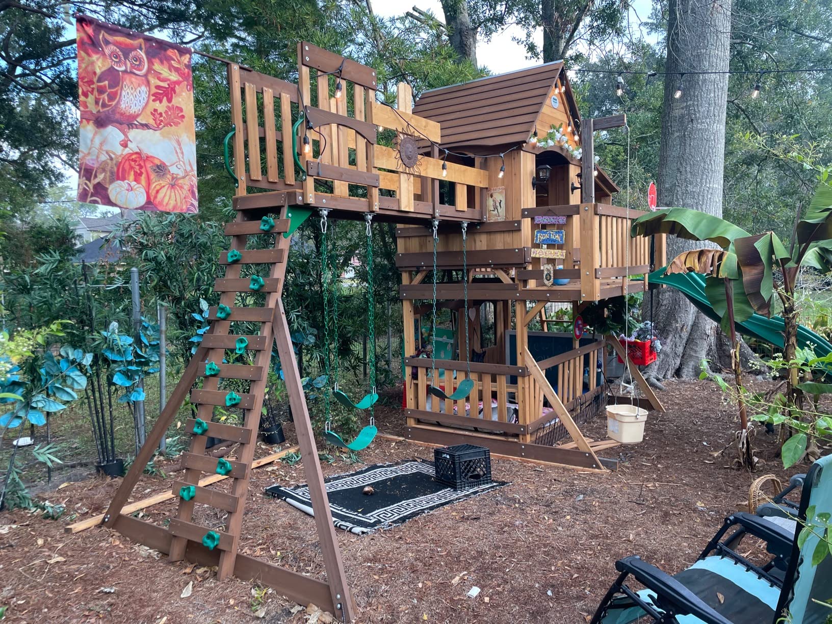 Woodridge Elite All Cedar Wood Swing Set