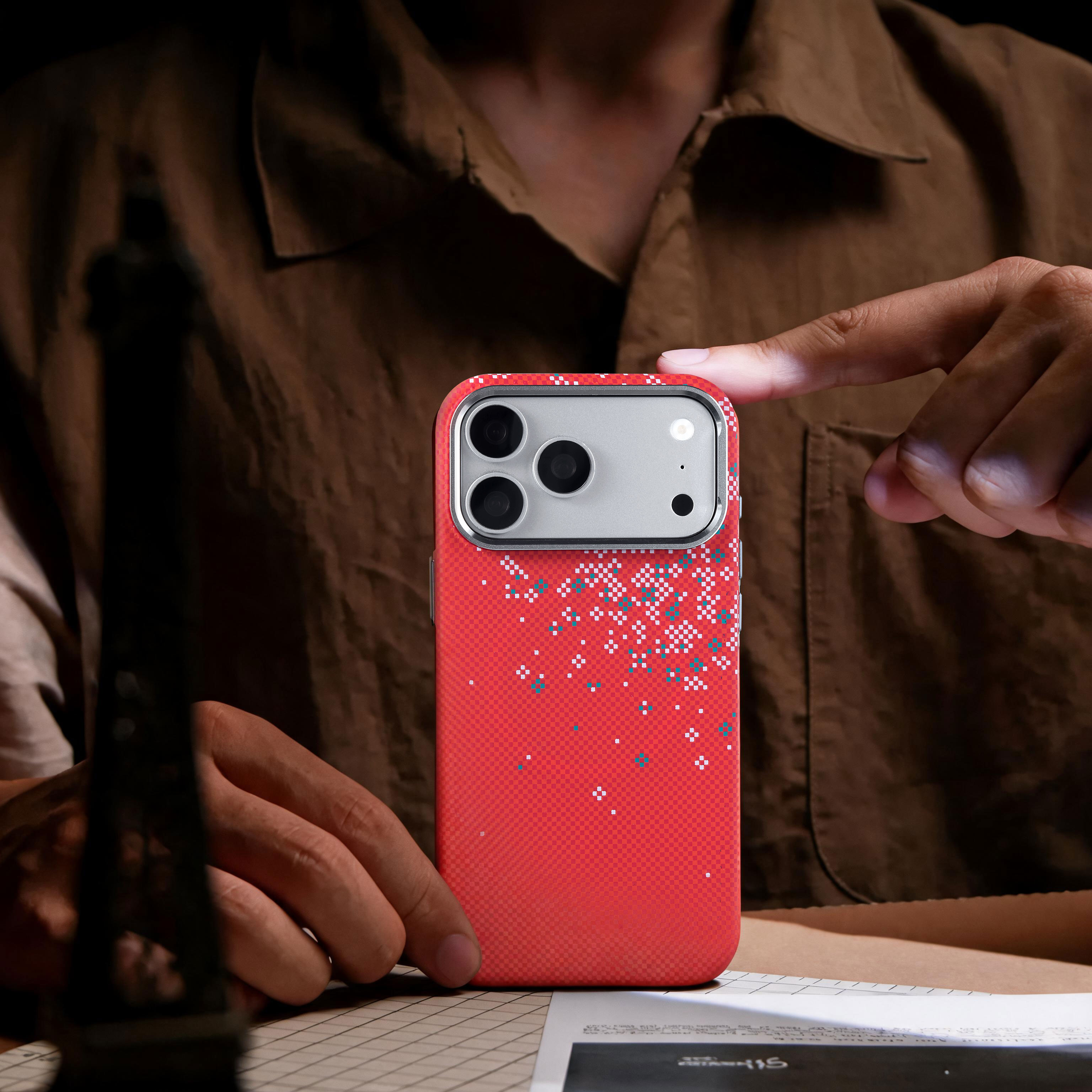 iPhone 17 Pro Max Protective Case Magnetic - back view