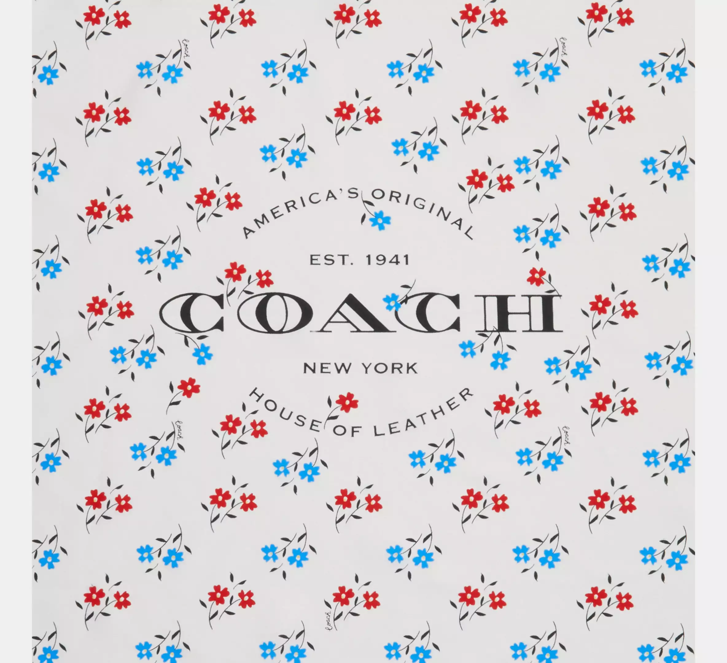 Boardwalk Floral Print Silk Bandana