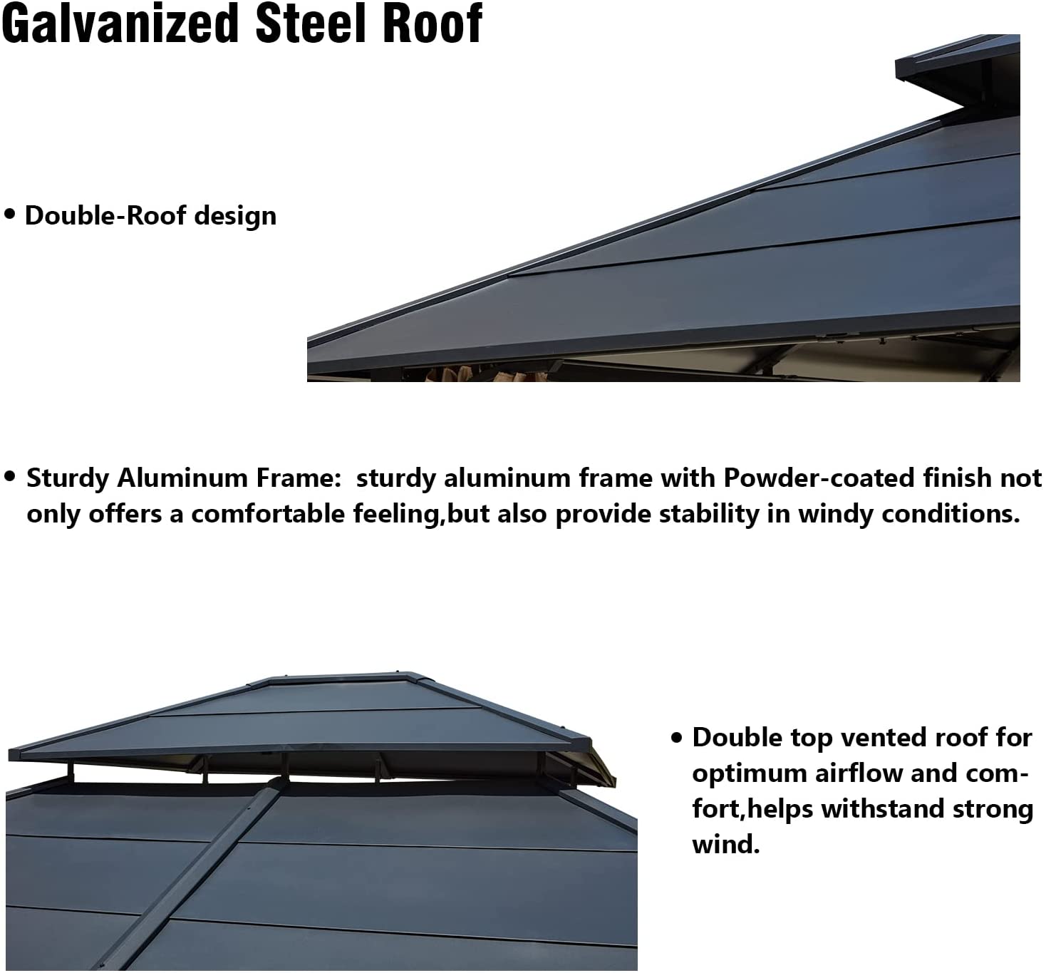 12' x 14' Hard Top Gazebo