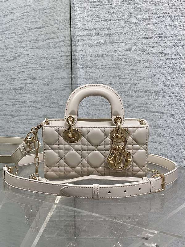 Dior Lady Dior Mini Bag Ivory