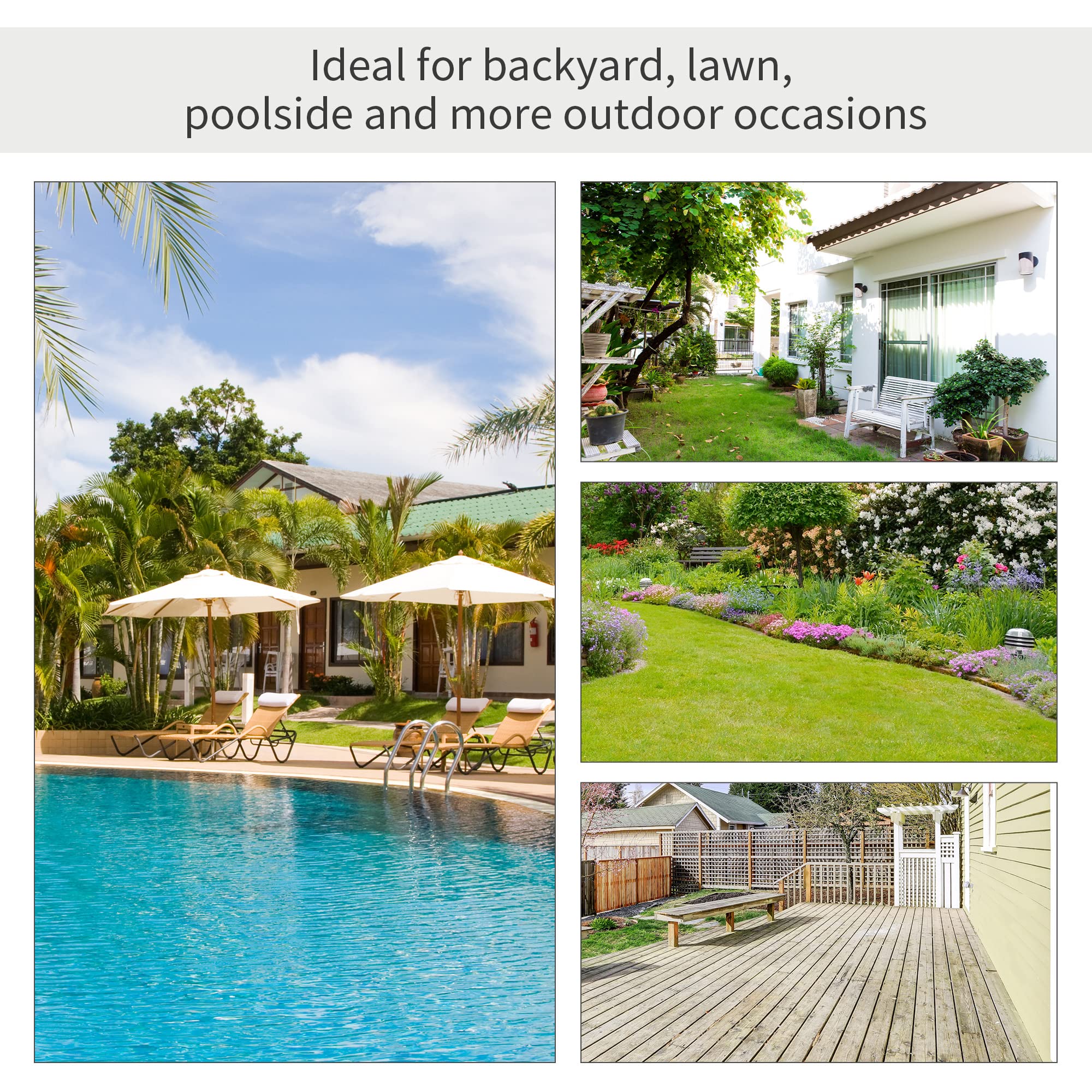10 x 13 ft double roof aluminium frame pavilion with mesh and