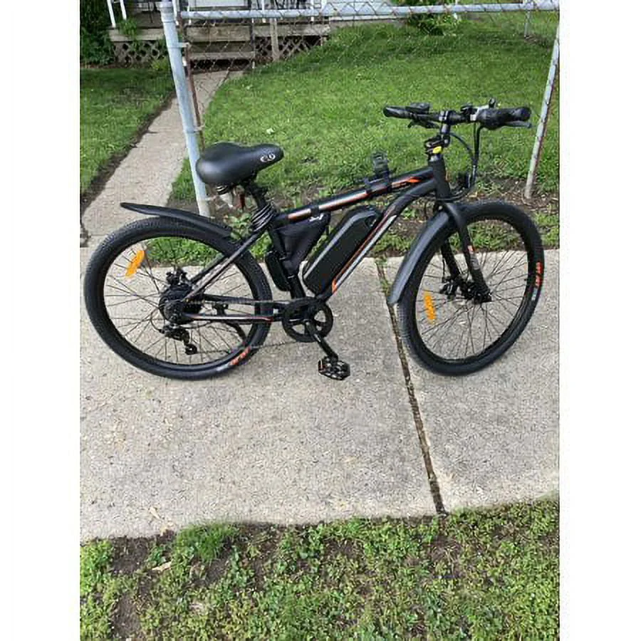 ECOTRIC 26in Electric City Bike, 350W, 36V, Black