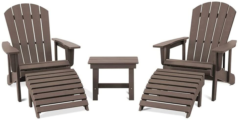 5-Piece Adirondack Chair Set