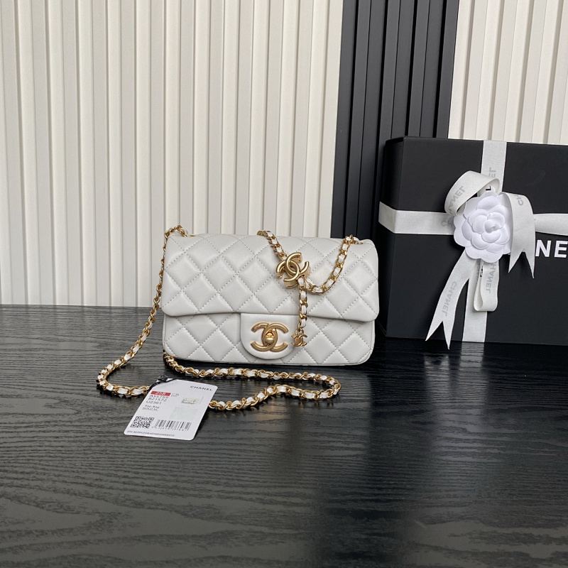 Chanel AS5759 Lambskin Gold Classic Flap Bag