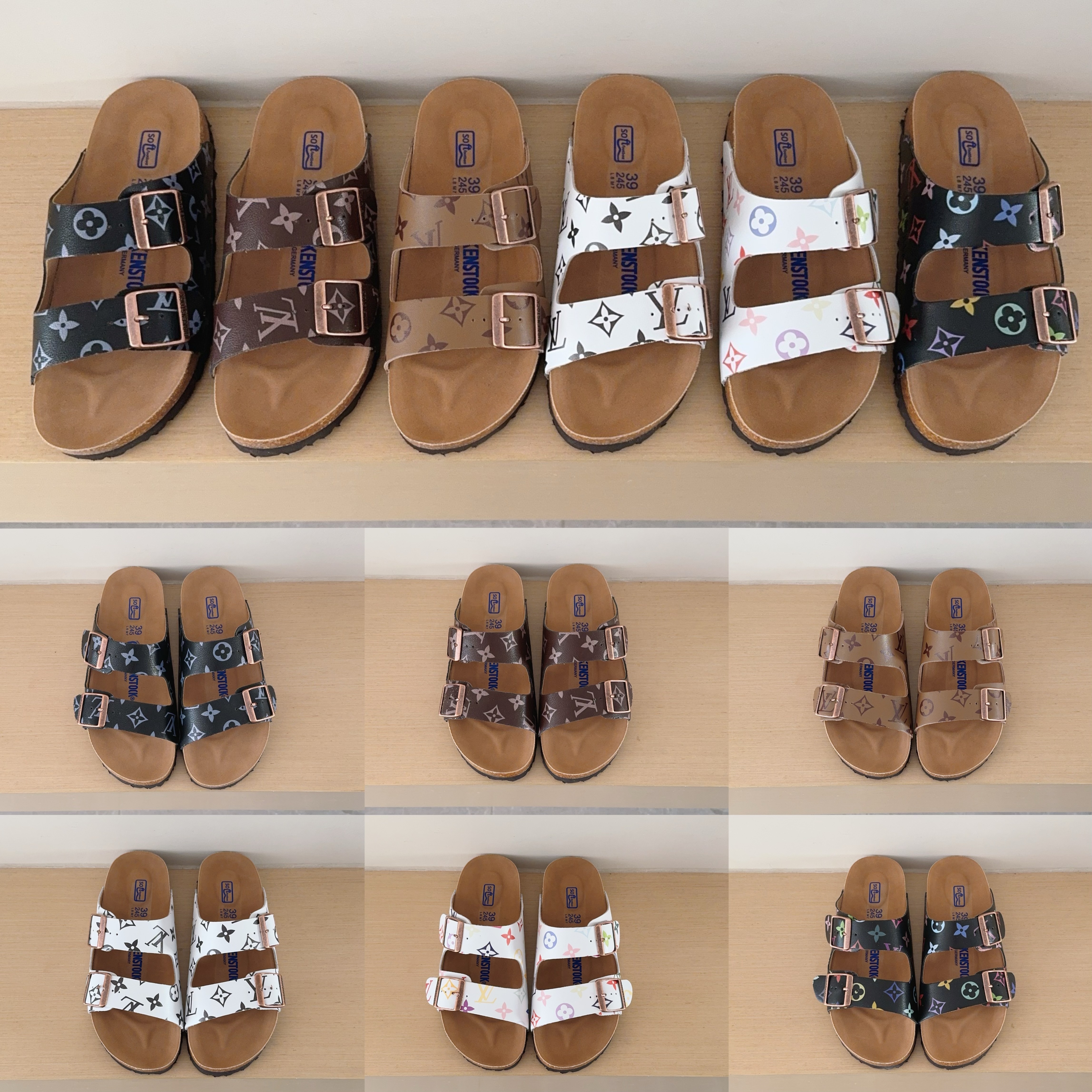 UGG Kids Collaboration Series Birken-Style Two-Strap Sandals Adult And Kids