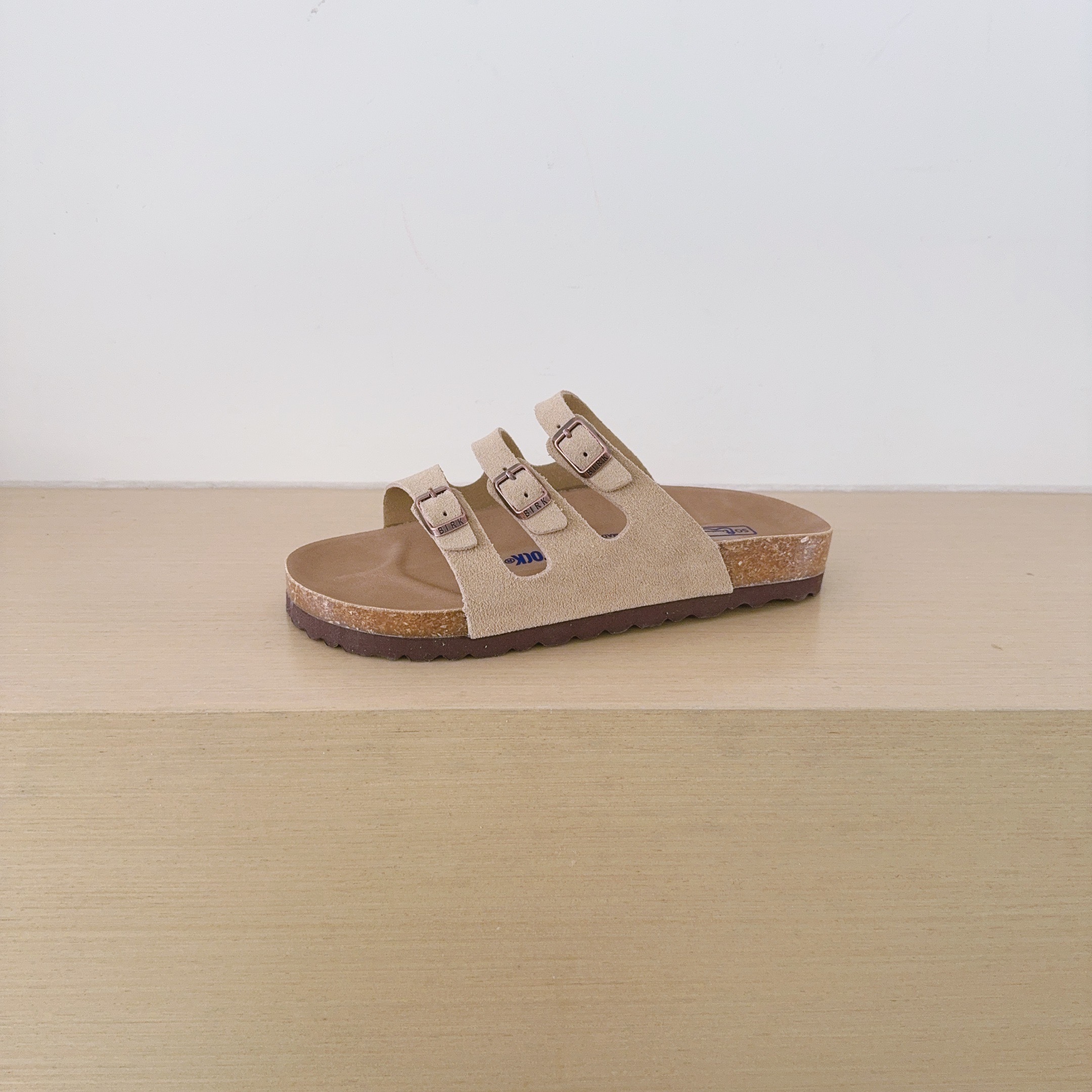 Birken-Style Three-Strap Sandals
