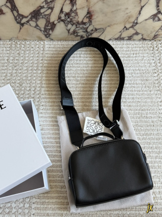 Loewe Mini Camera Bag, Satin Calfskin