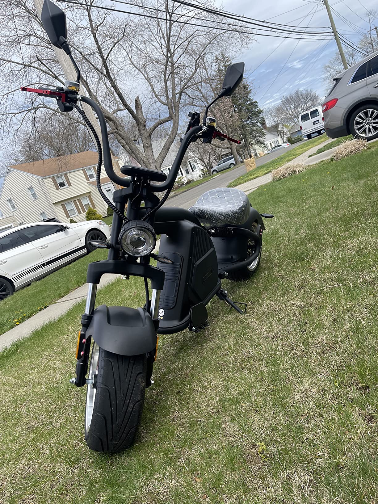 Eahora M8 2000W 37MPH Electric Moped for Adults Street Legal