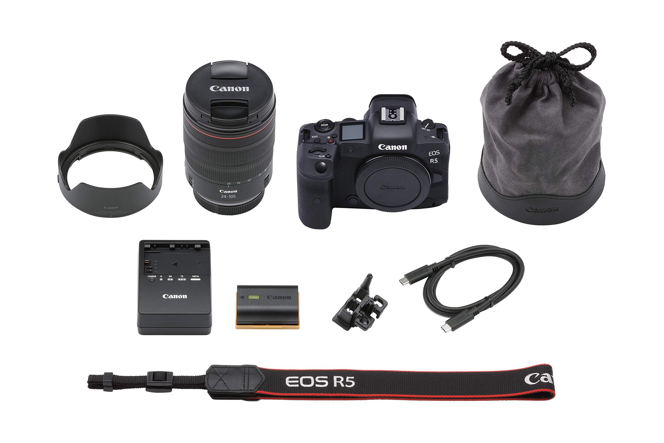 Canon EOS R5 Full-Frame Mirrorless Camera w/ RF24-105mm F4 L is