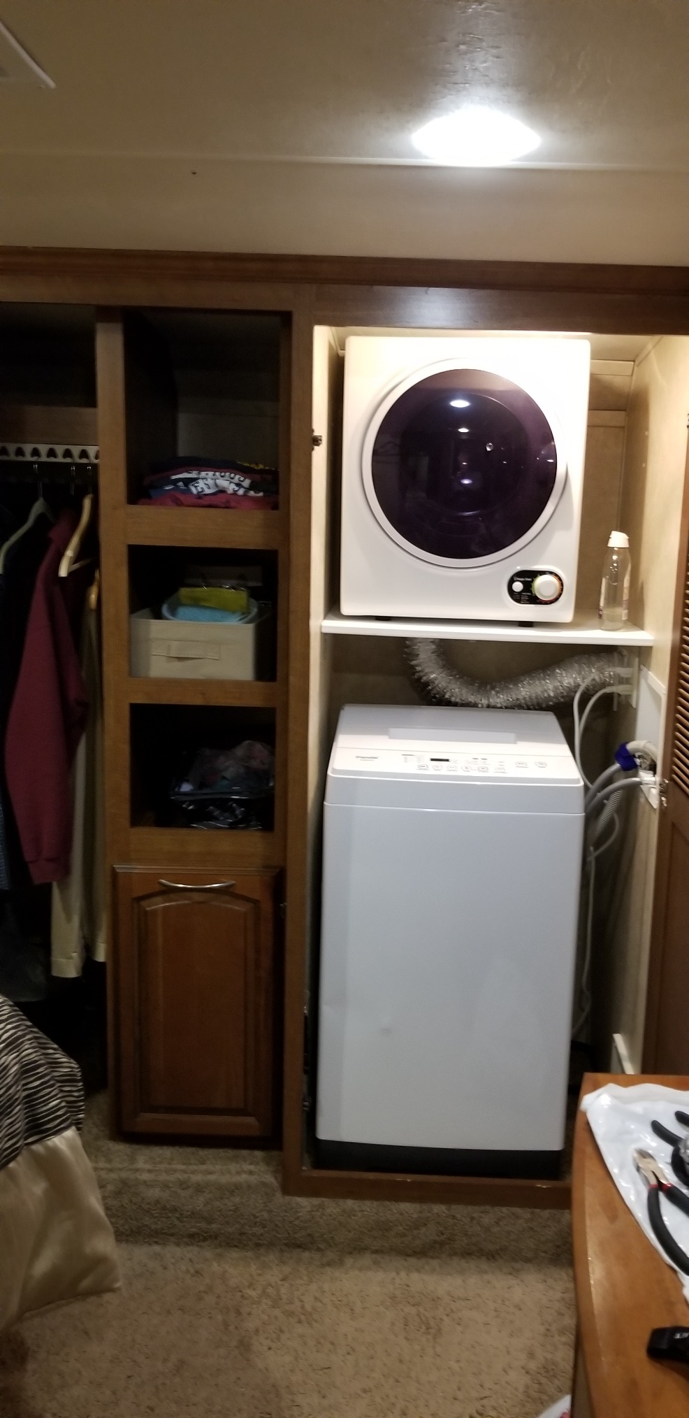 Magic Chef Compact Electric White MCSDRY15W 1.5 cu. ft. Laundry