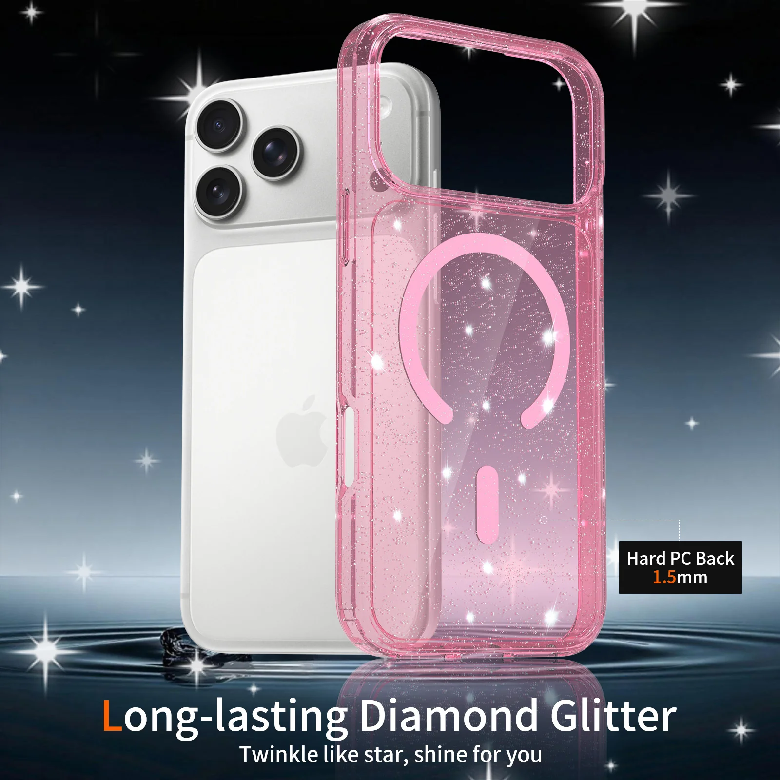 iPhone 17 Protective Case Shockproof - back view