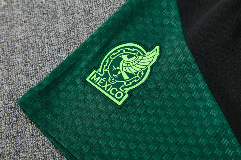 Short Sleeves Mexico 2026/27 Training Suit Black