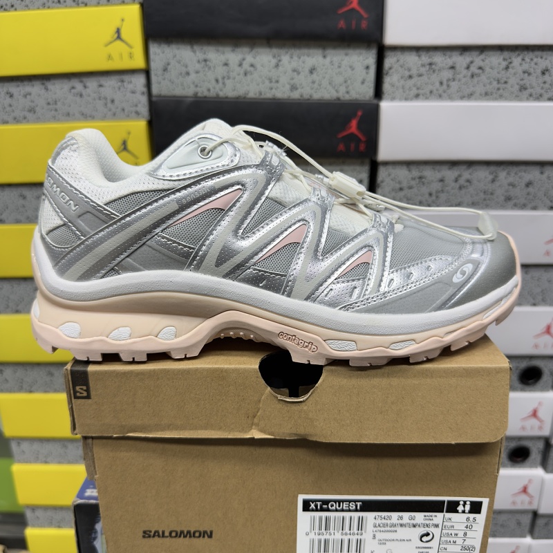 Salomon XT-Q Silver Pink Sneakers