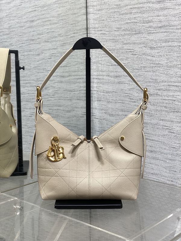 Dior Toujours Hobo Bag Ivory Mini