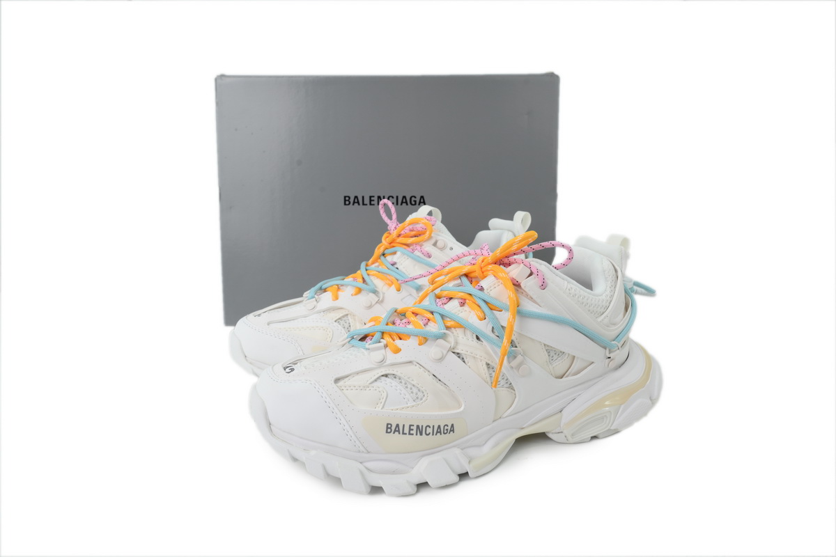 Balenciaga Track Trail Lace White Red 800592 WTEHK 0123