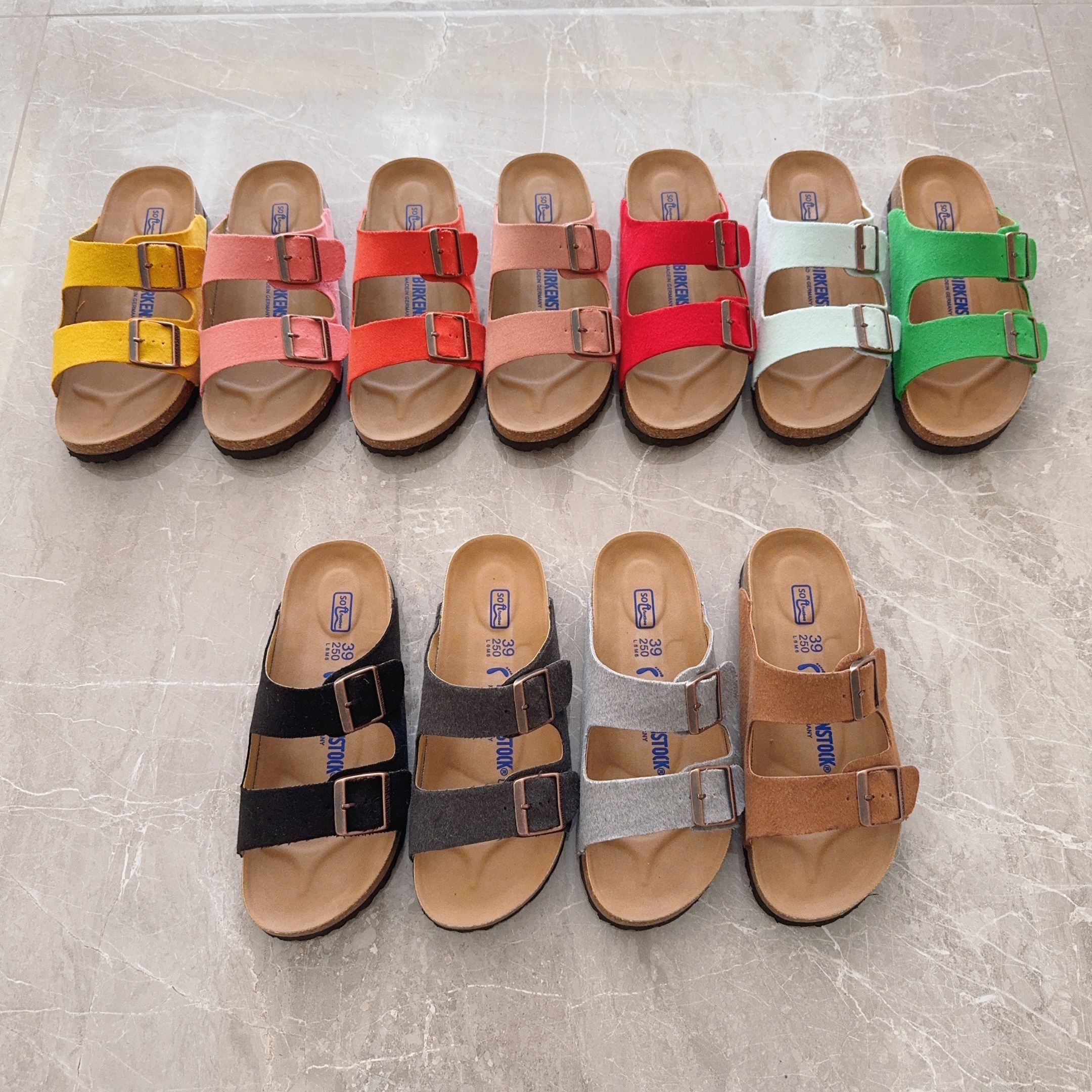 UGG Kids Wool Birken-Style Two-Strap Sandals Adult And Kids