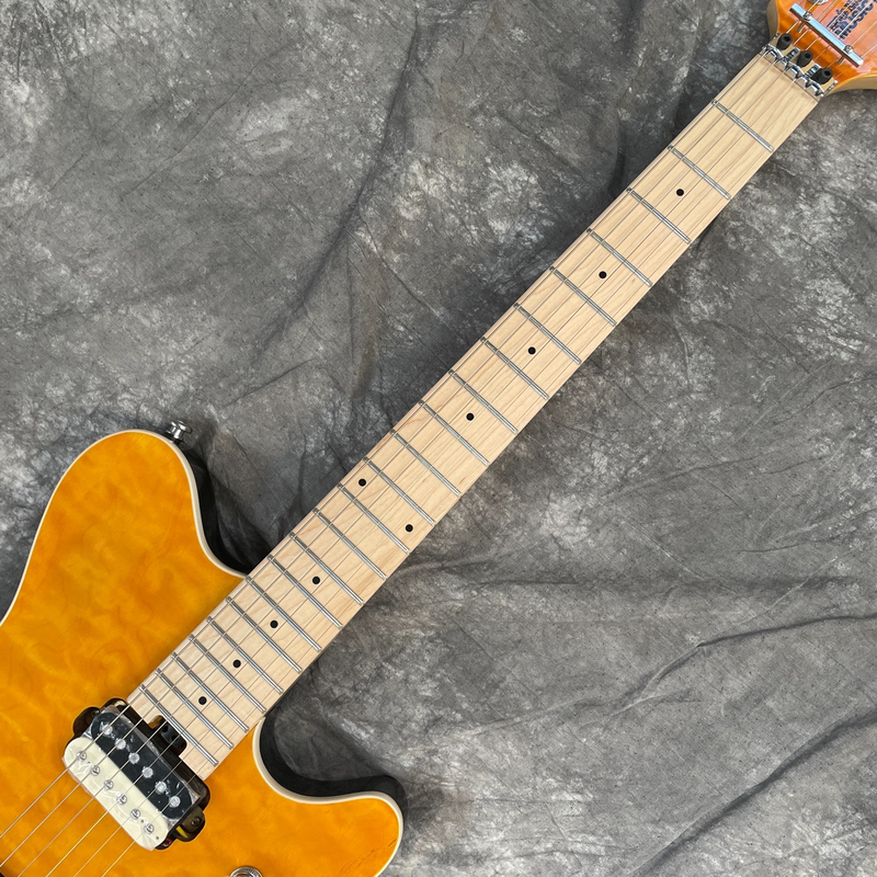 Music Man EV .H Eddie Van Halen Signature Amber Quilt Top Electric Guitar