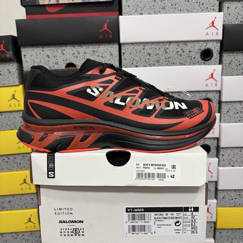 Salomon XT-6 Red Black Edition B Sneakers