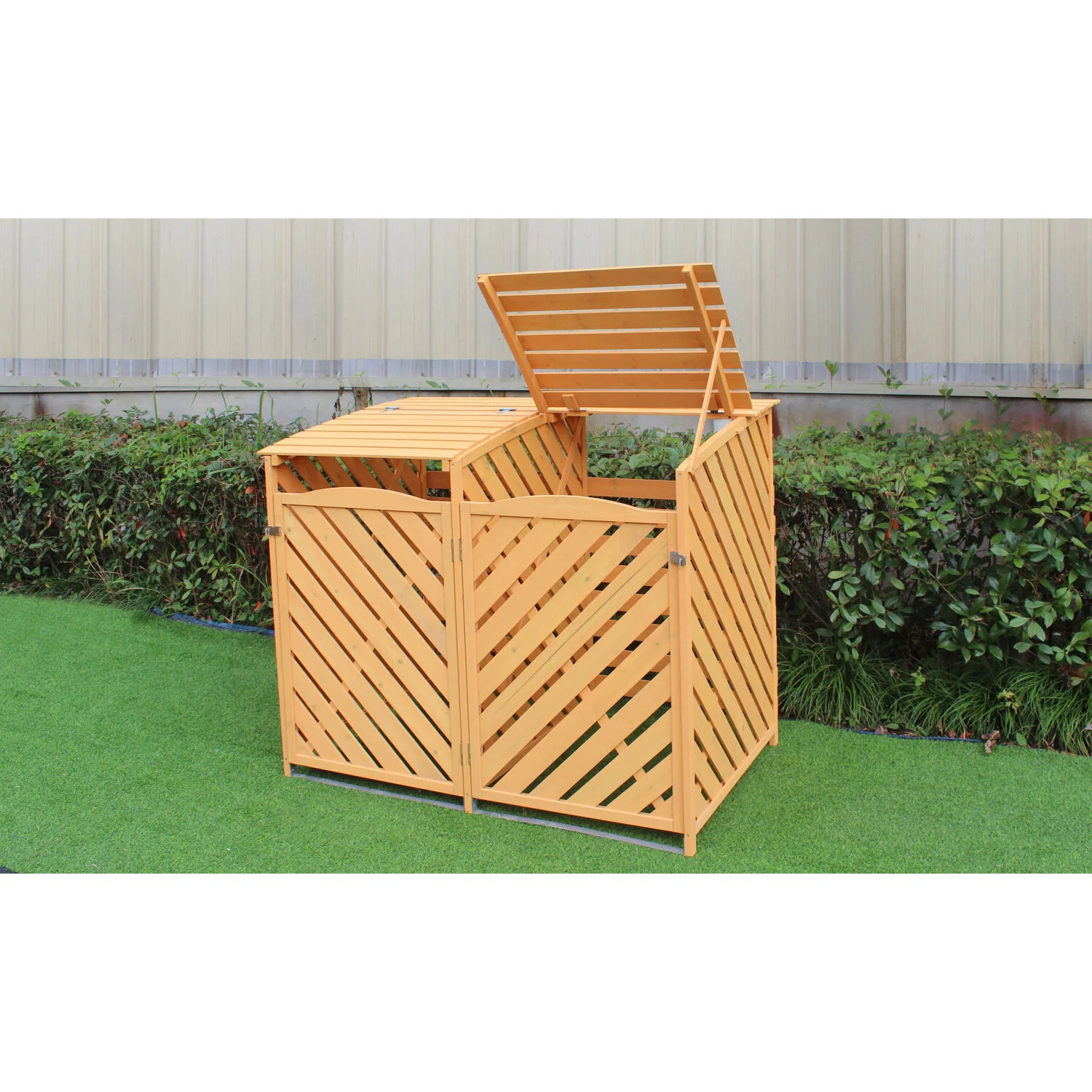 5x3 ft Solid Wood Garage Shed