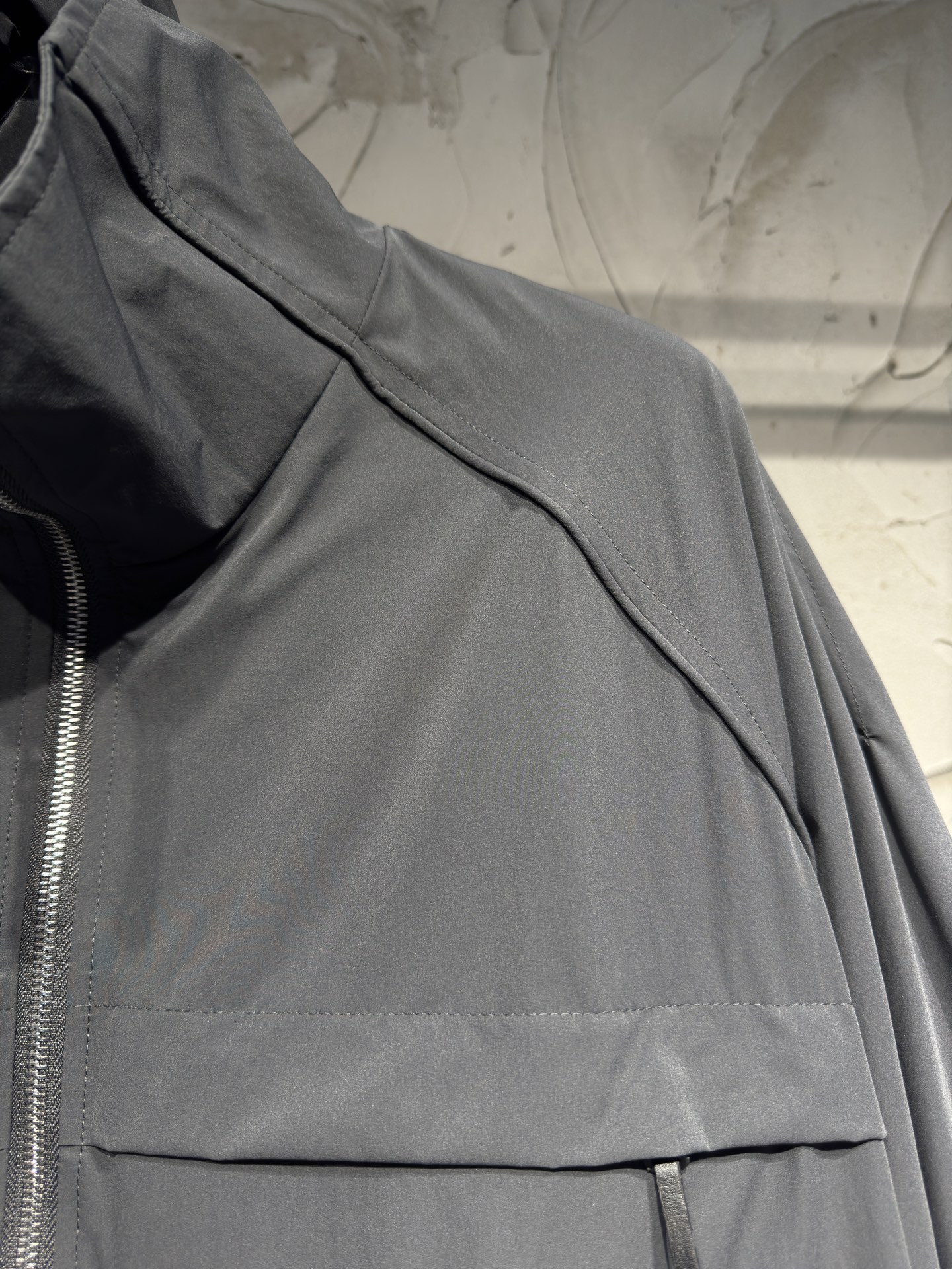 Acne Studios Cropped Stand‑Collar Windbreaker Jacket