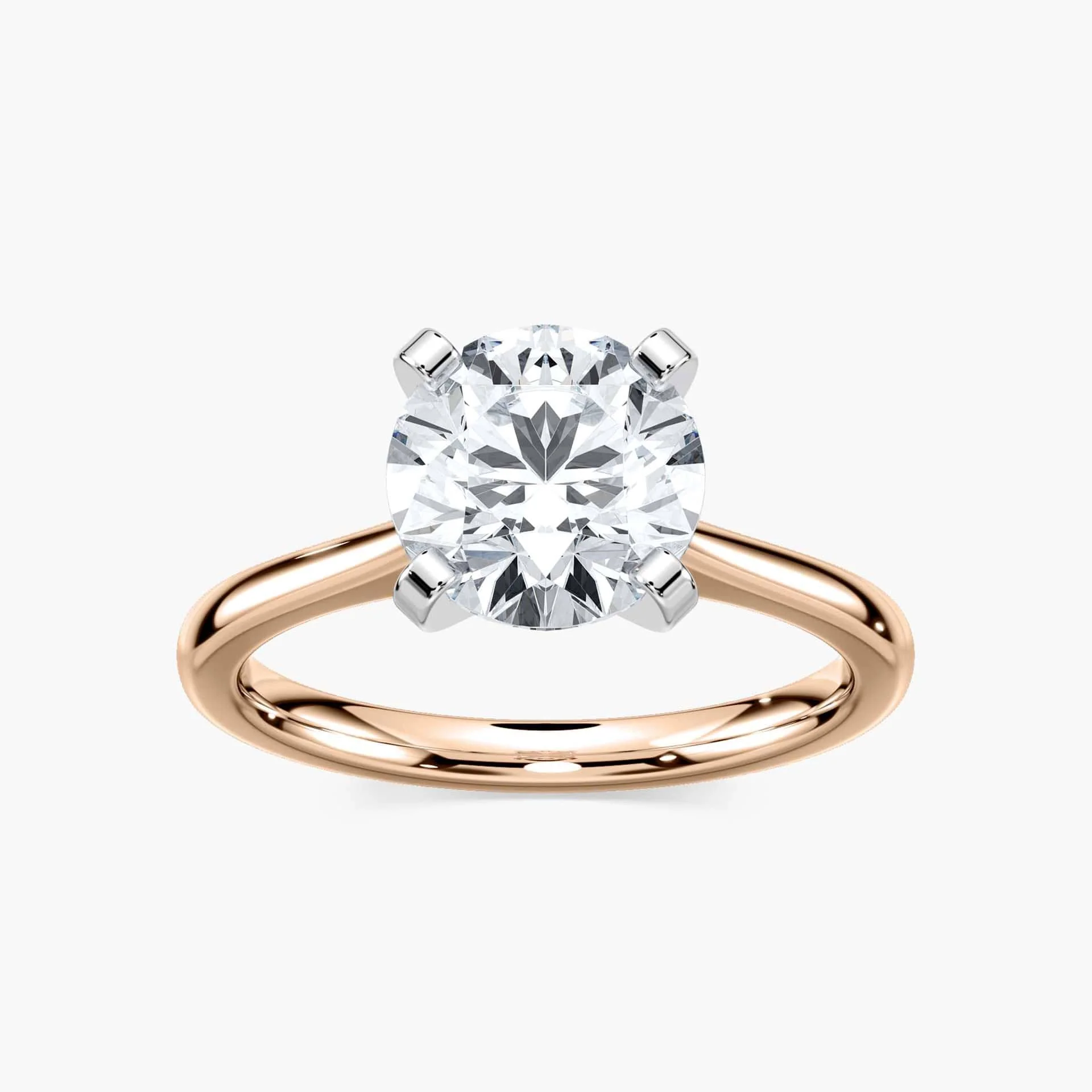 Marie Lab Grown Diamond Cathedral Stackable Solitaire Engagement Ring