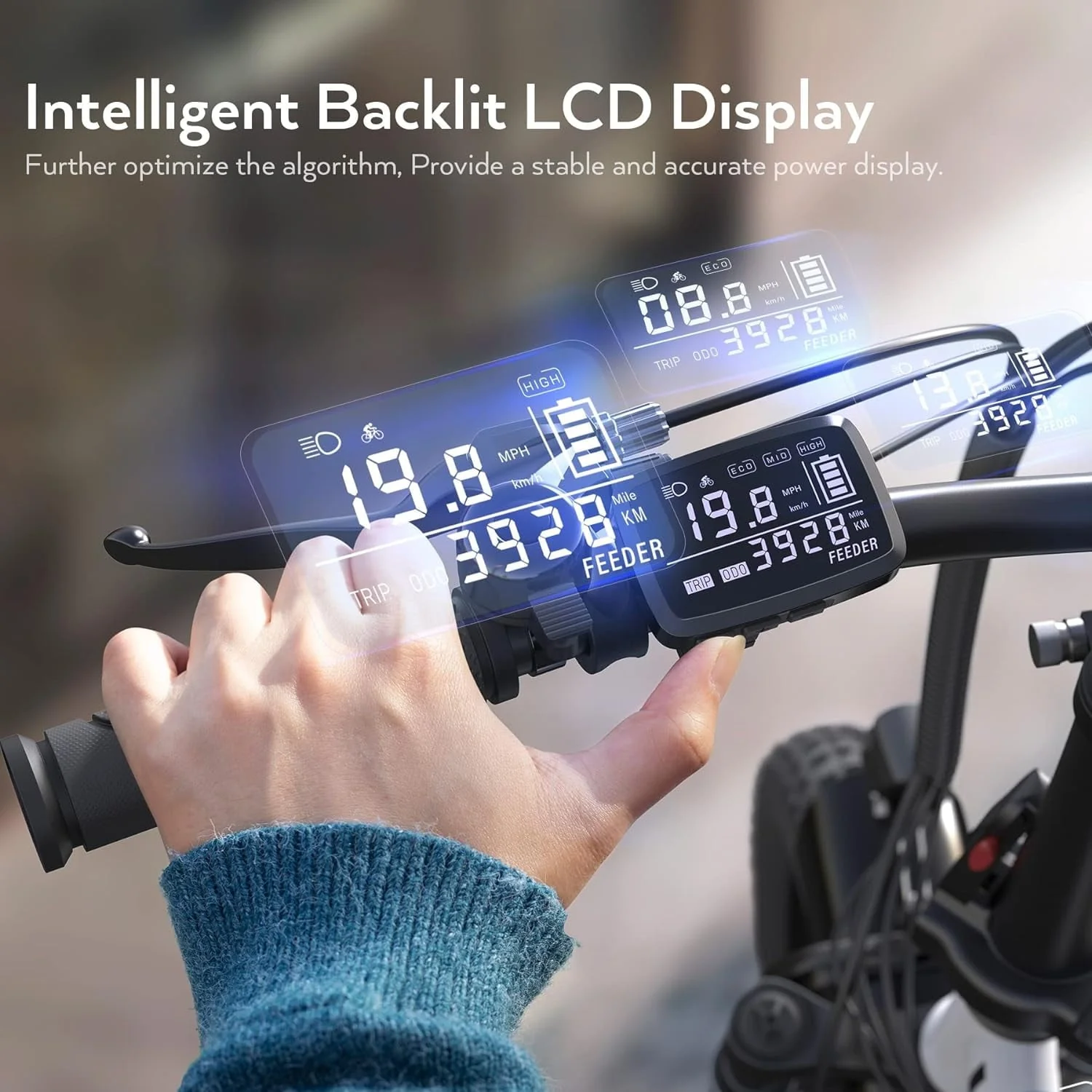 Vivi 16in Folding Fat Tire Electric Bike, 350W