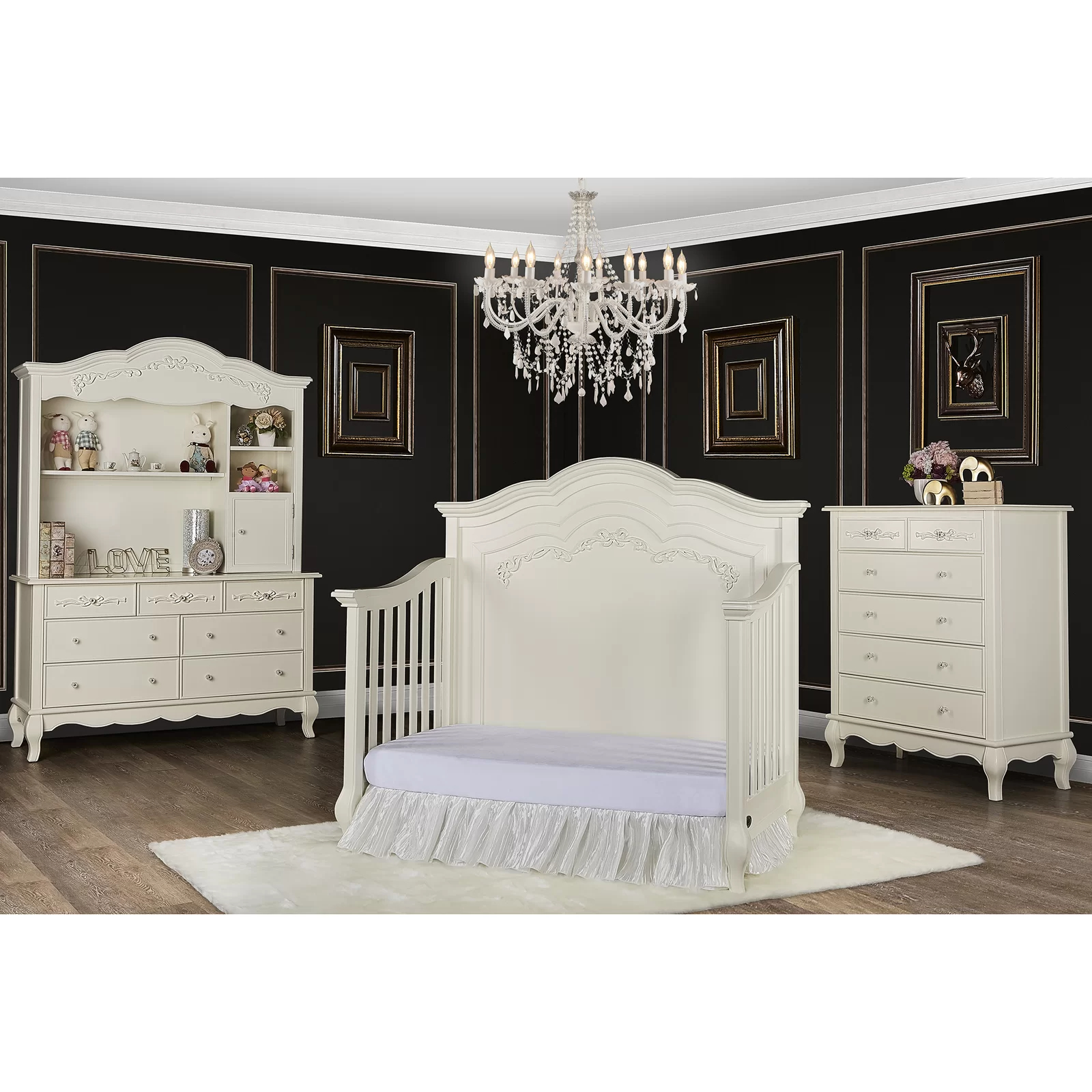 Aurora 5-in-1 Convertible Crib