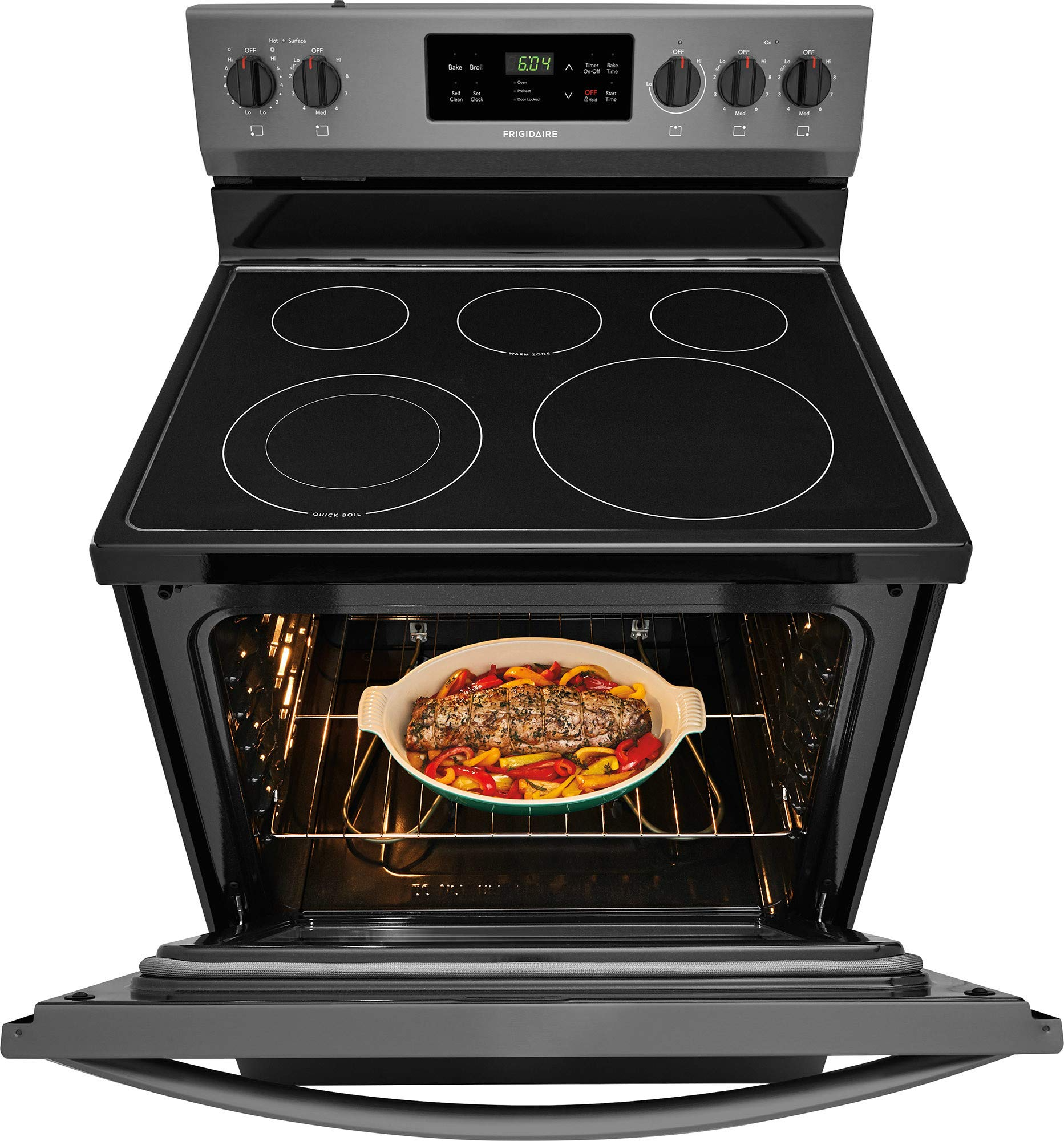 30 Freestanding Electric Range with 5.3 cu. ft. Capacity 2 Oven