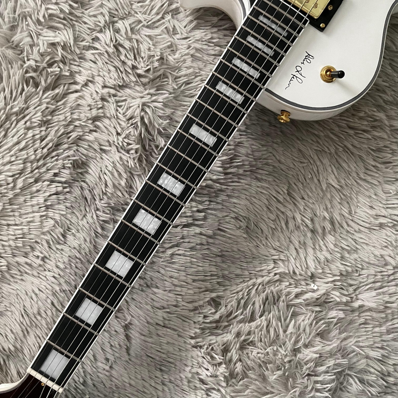 Semi-Hollow Body Electric Guitar 6 String Fretboard