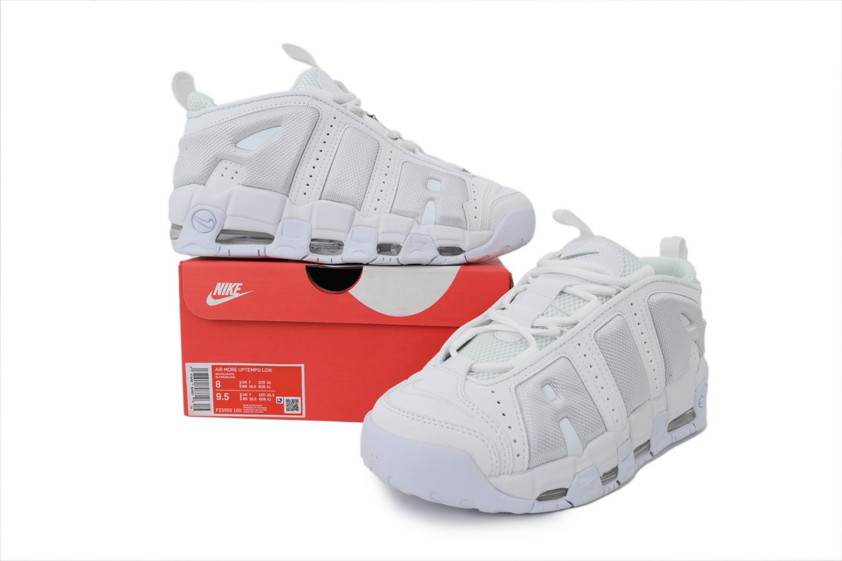 Nike Air More Uptempo Low Triple White FZ3055-100