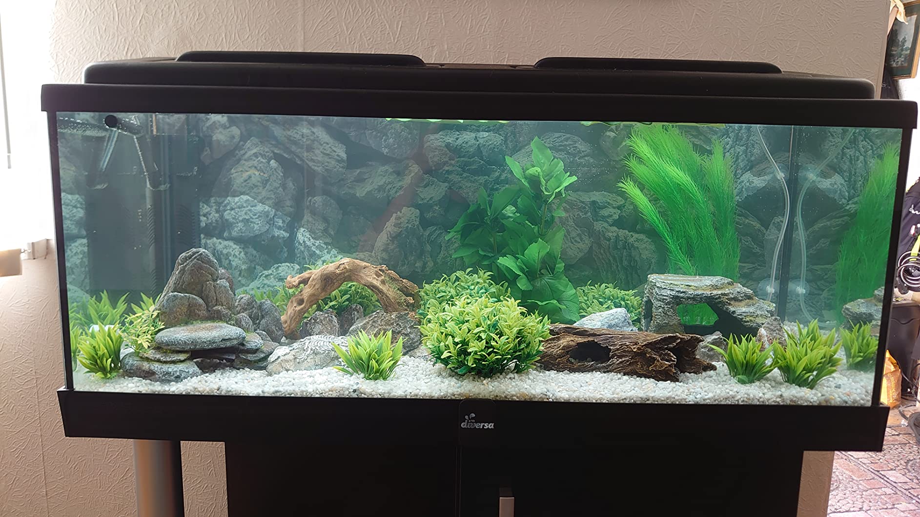 AQUARIUM WITH LID & STAND / CABINET Professional Fish Tank